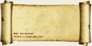 Žaklina Zarić vizit kartica